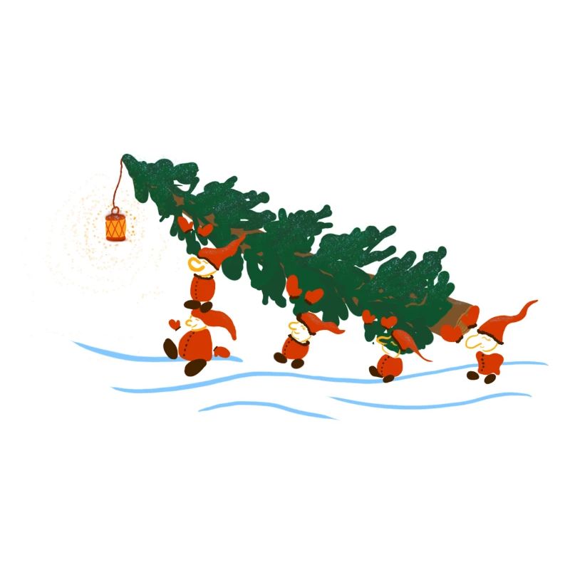 Elves with spruce