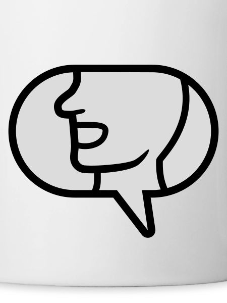 Communicate icon talk speech bubble