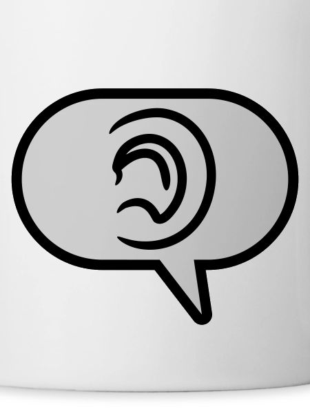 Hear Simple Symbol Speech Bubble