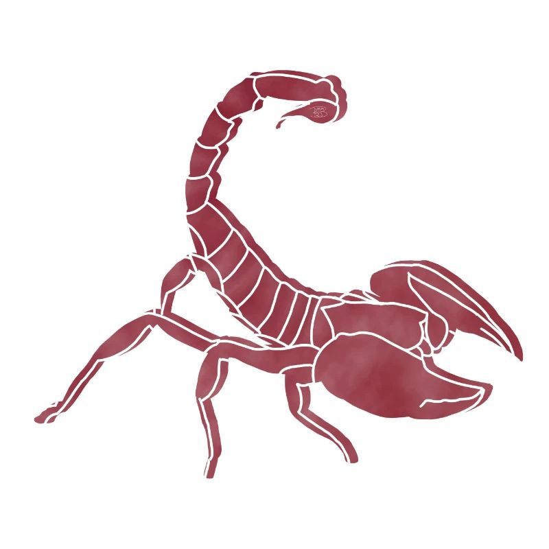 « Scorpion », design de ligne boho, série « Desert »