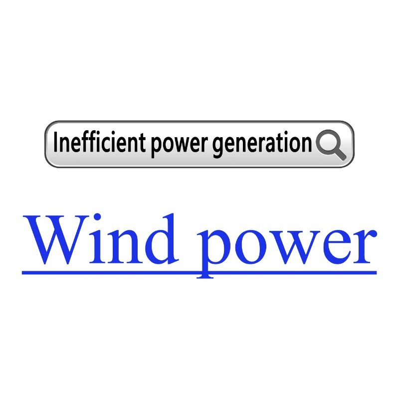 Windkraft Ineffiziente Stromerzeugung