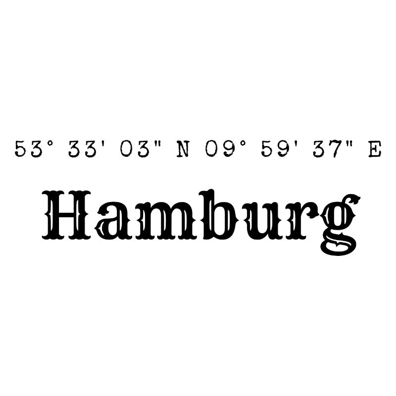 les coordonnées de Hambourg