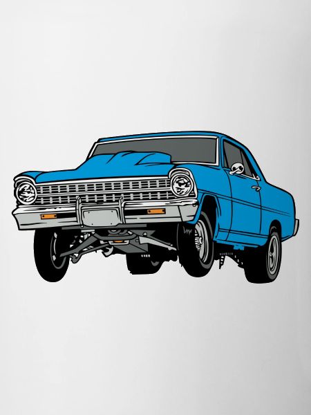 dragster blue