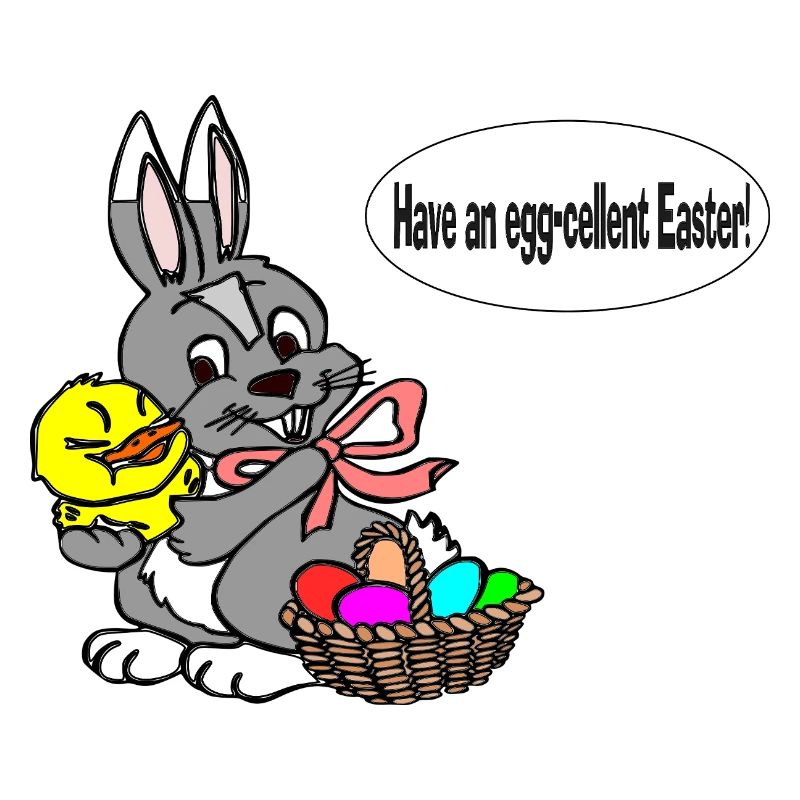 Schwarze haben ein Ei cellent Ostern