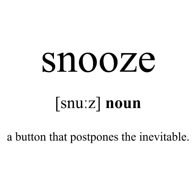 Snooze Definition Dictionary