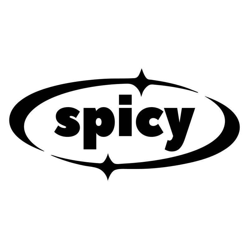 Spicy Statement – Y2K Textlogo mit Sternakzenten