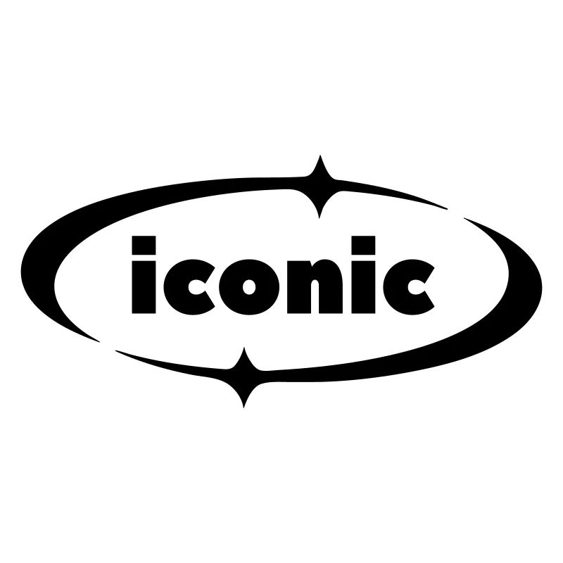 Iconic Spark – Y2K Textdesign mit Sternakzenten