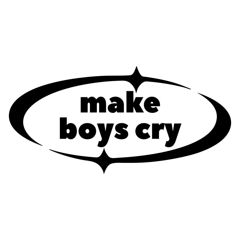 Make Boys Cry – Y2K Statement mit Sternen