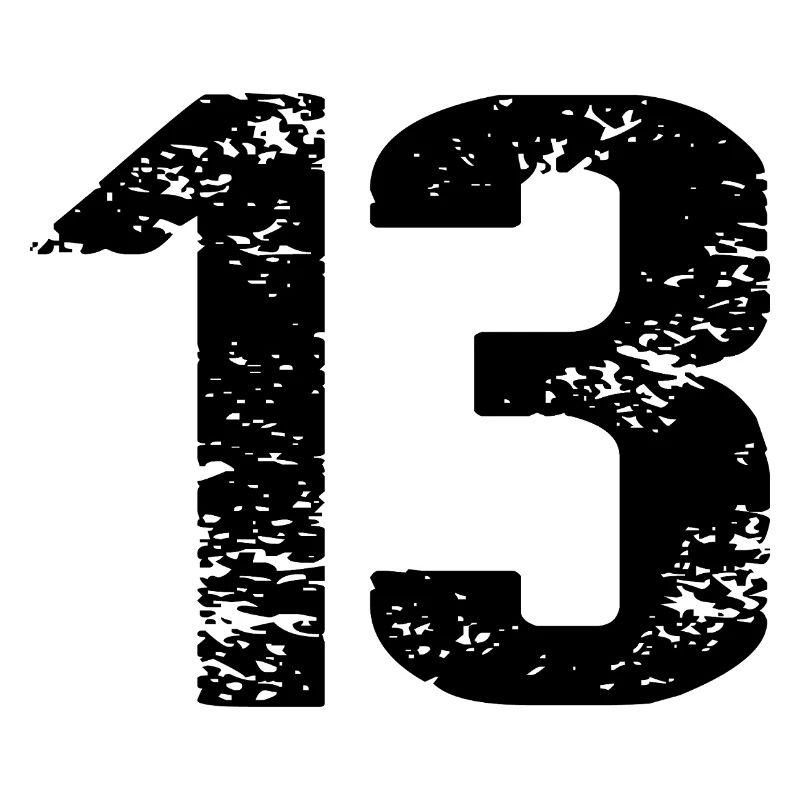 Maillot à 13 numéros