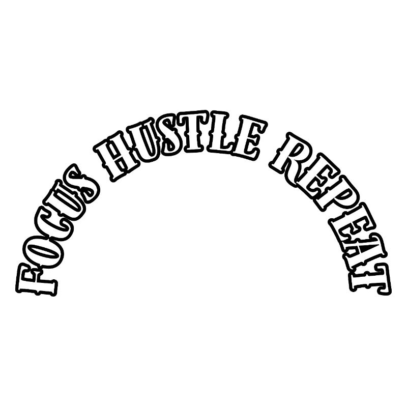 Motivation Focus Hustle Citation Design