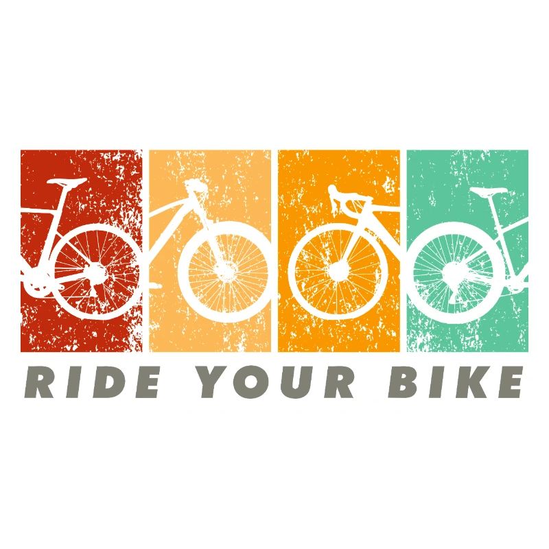 Roulez à vélo – Design rétro classique