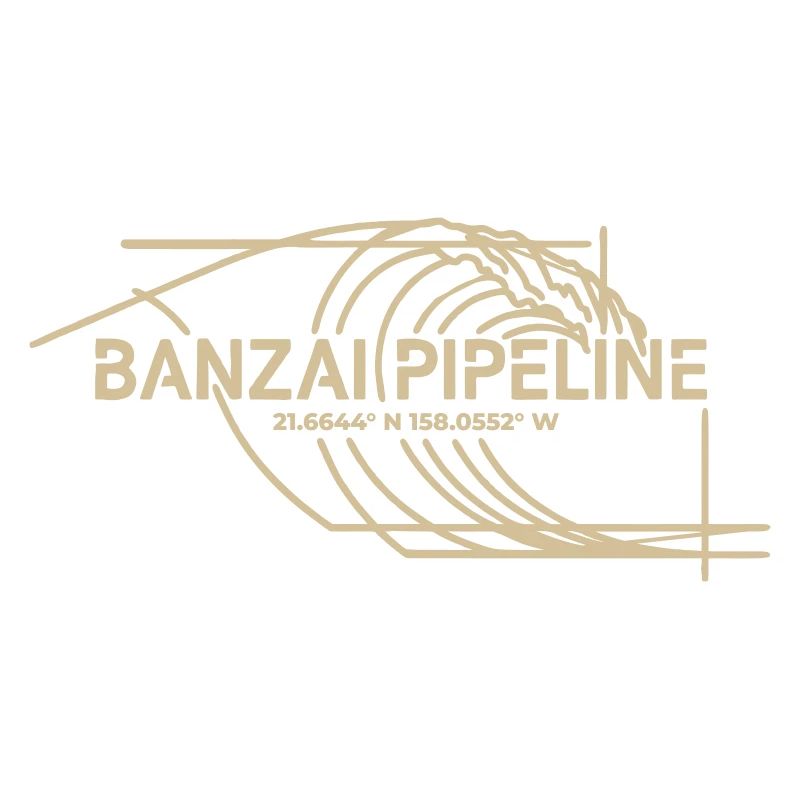 Banzai Pipeline Surf Wave Art