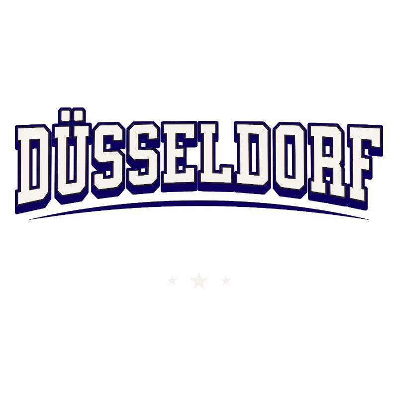 Düsseldorf Deutschland Varsity-Logo