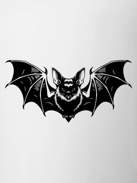 Fledermaus Gothic Illustration