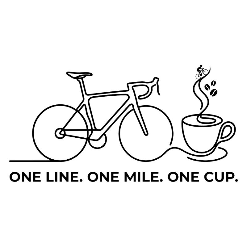 Minimalist Bicycle Silhouette