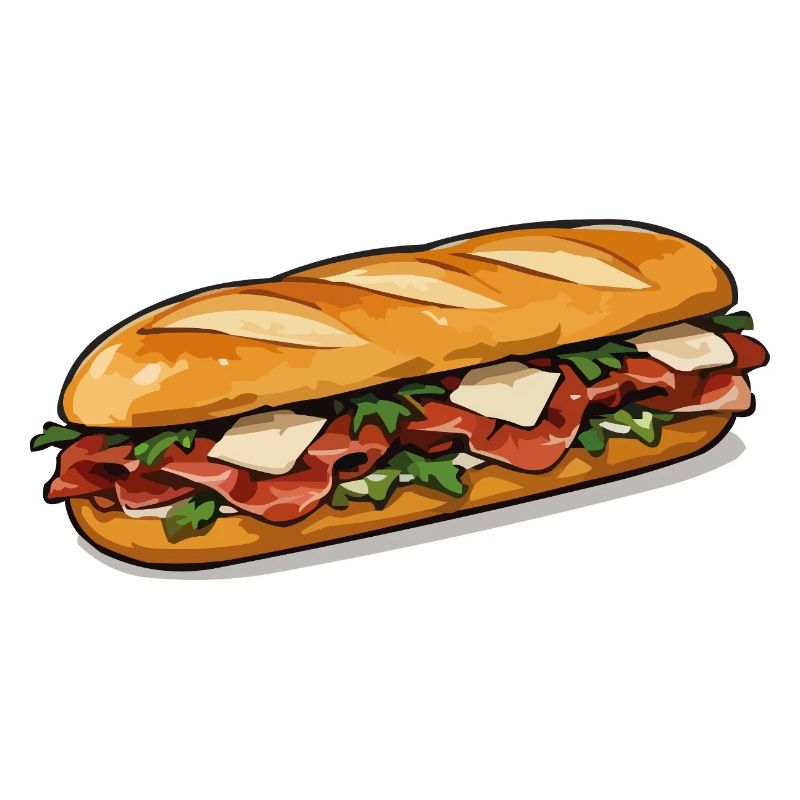Crispy Hot Dog Comic Style