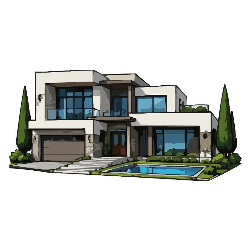 Villa moderne avec piscine