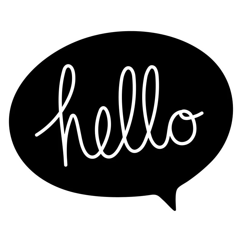 HELLO Sprechblase