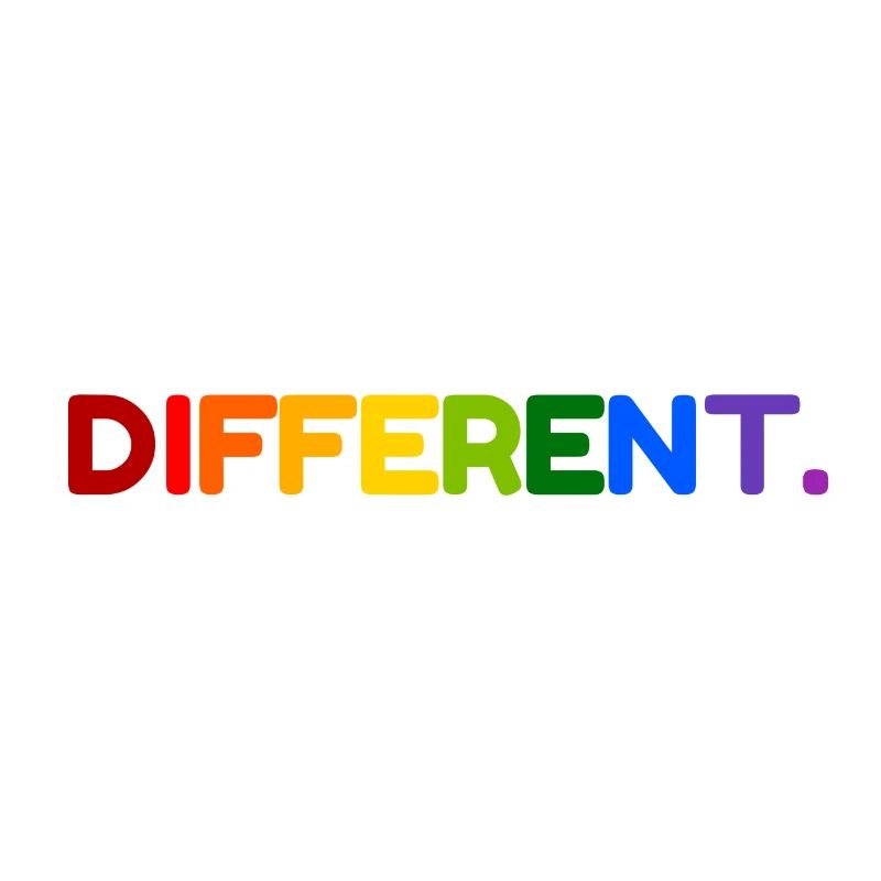 Different LGBT Rainbow Gay Pride