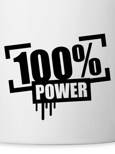 100% Power Stempel