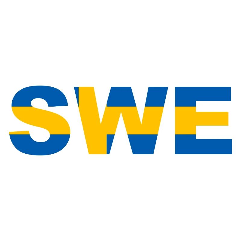 Schweden Flagge ISO Code SWE