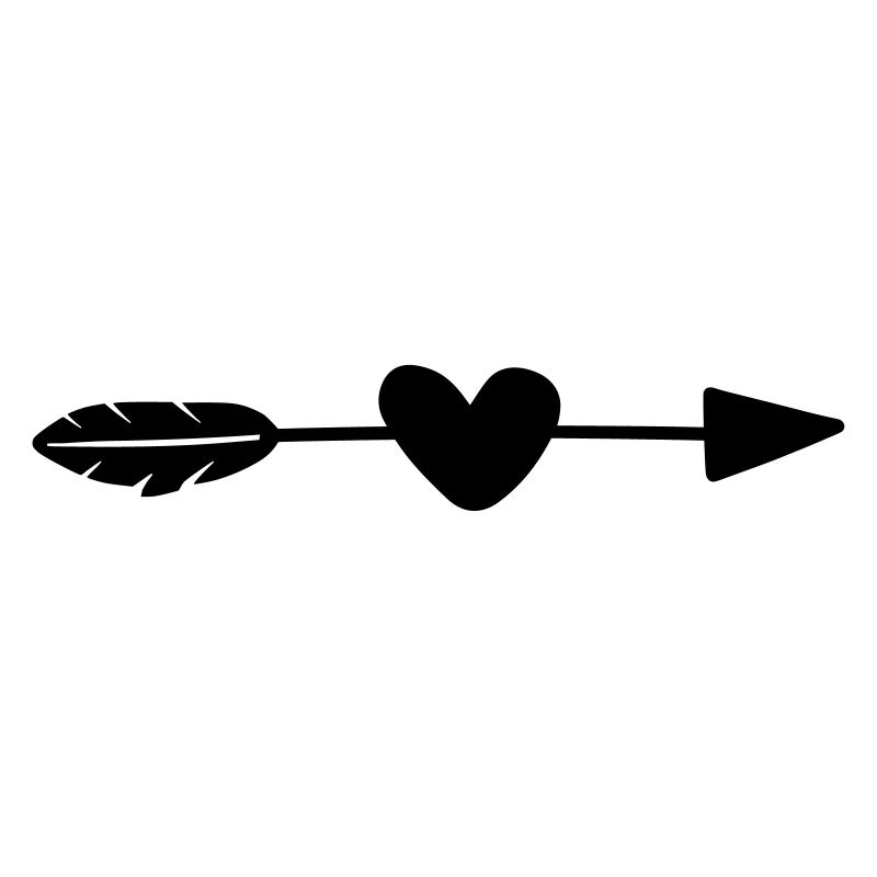 Flèches avec coeur