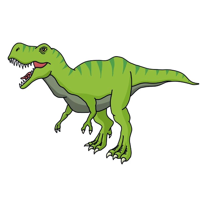T -Rex Comic Dinosarier