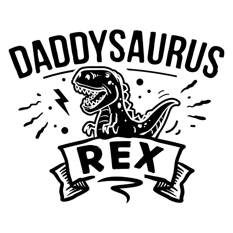 Daddysaurus for dark colors