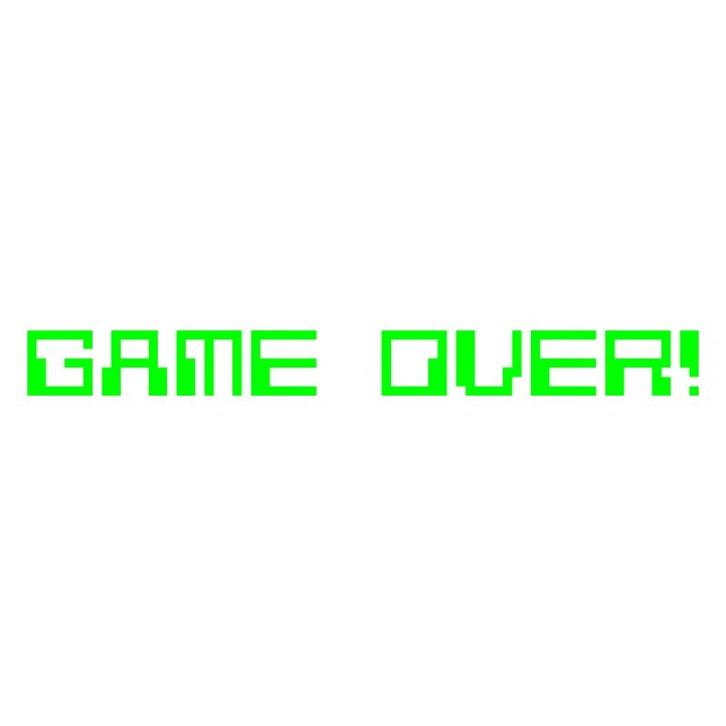 GAME OVER OLD GREEN
