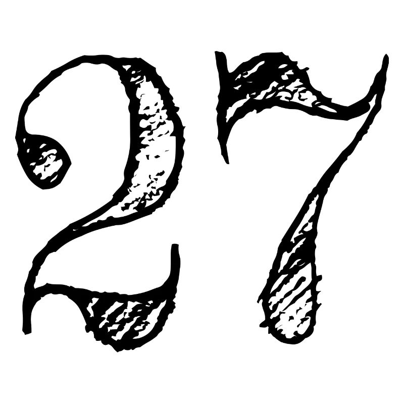 Abbildung 27 Siebenundzwanzig - Nummer 27 (hand-drawn)