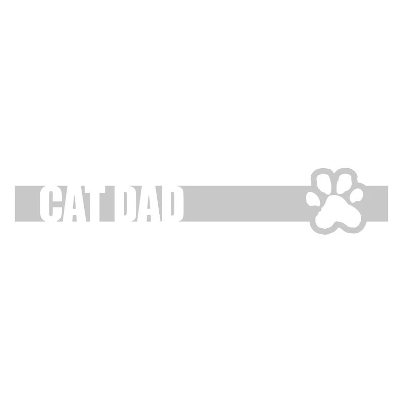 Stripe Design Cat Dad
