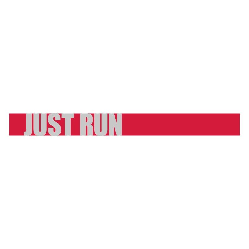 Logo de barre Just Run
