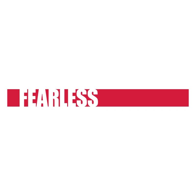 fearless Text Zitat Design