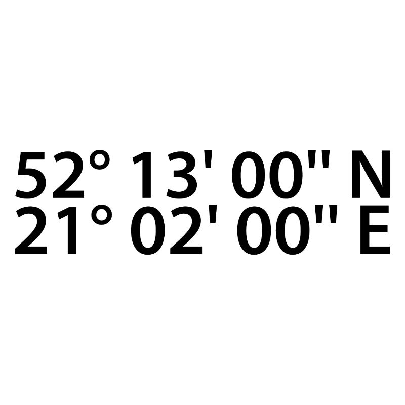 Coordonnées de Varsovie