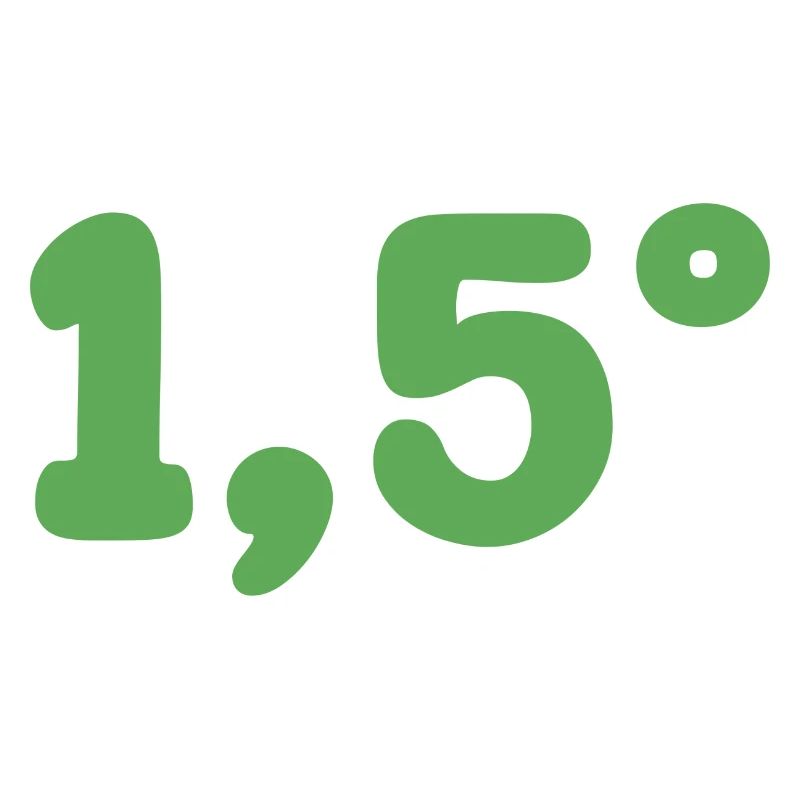 1,5 DEGRÉ CIBLE VERTE