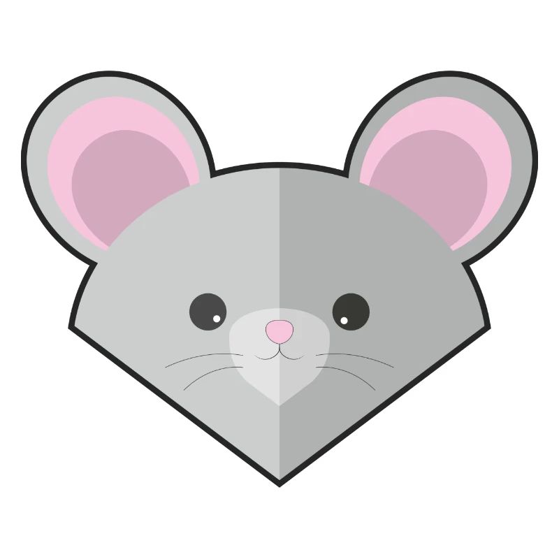 Niedliche einfache Maus