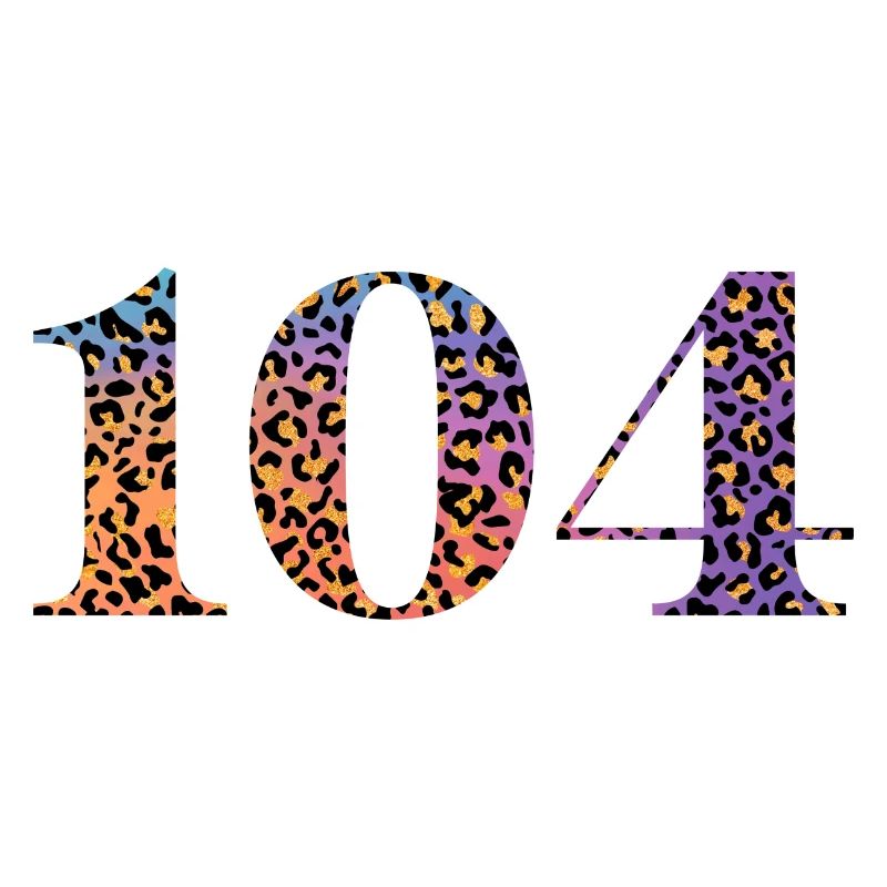 104e anniversaire léopard