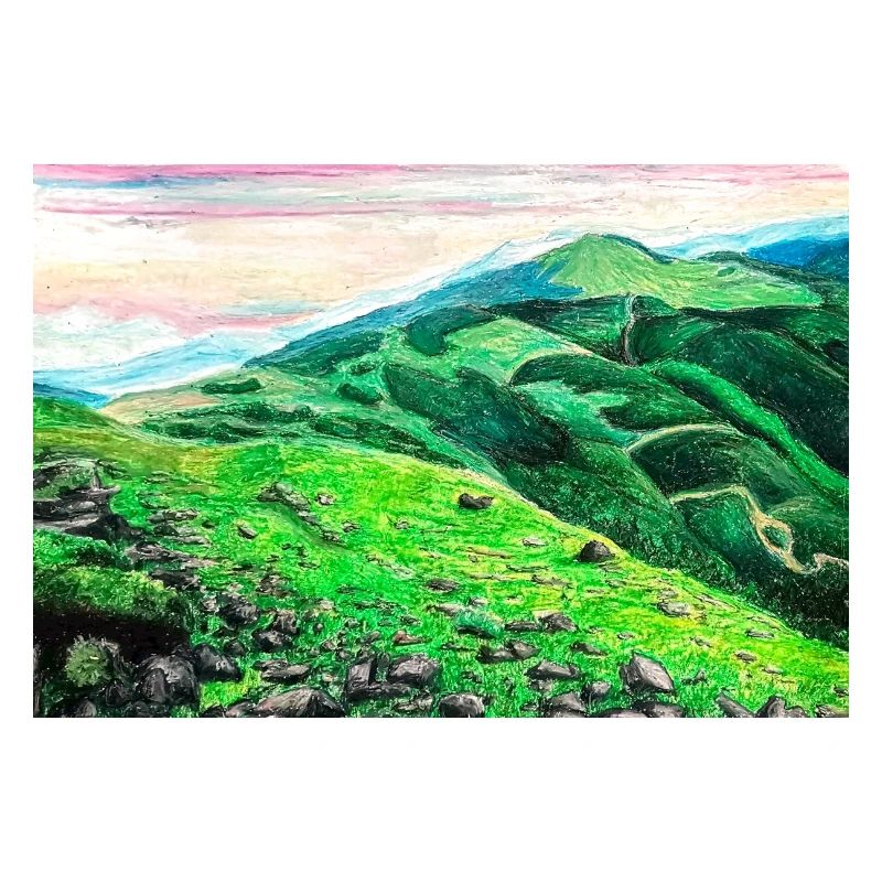 Bieszczady-Gebirge - Handgemachtes Bild
