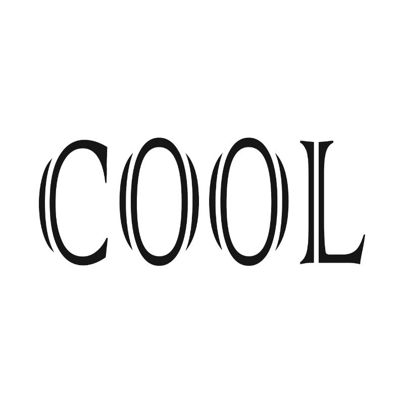 Slogan de dictons de mots à la mode COOL