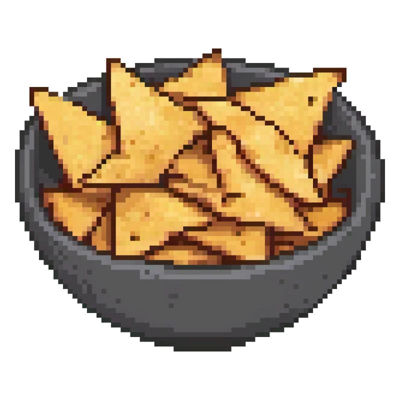 Crunchy Pixels Snack Bowl