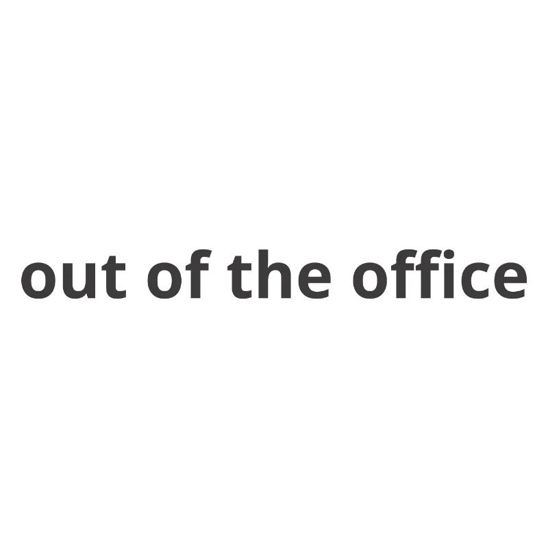 Absent du bureau 1
