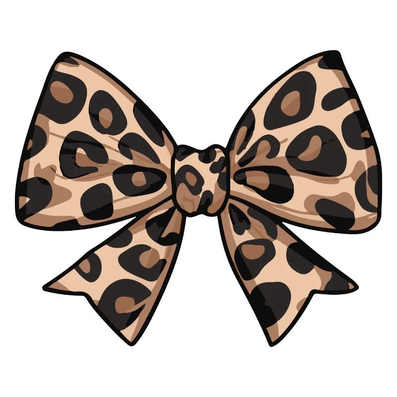 GROSSE SCHLEIFE MIT LEOPARDEN-TREND