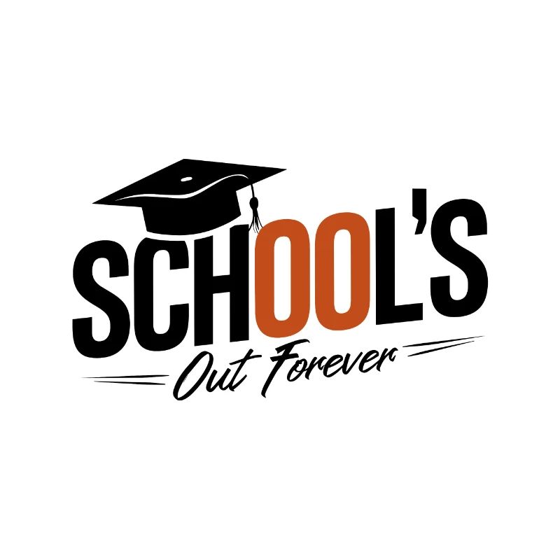 Schulabschluss Abschlussfeier School`s Out Forever