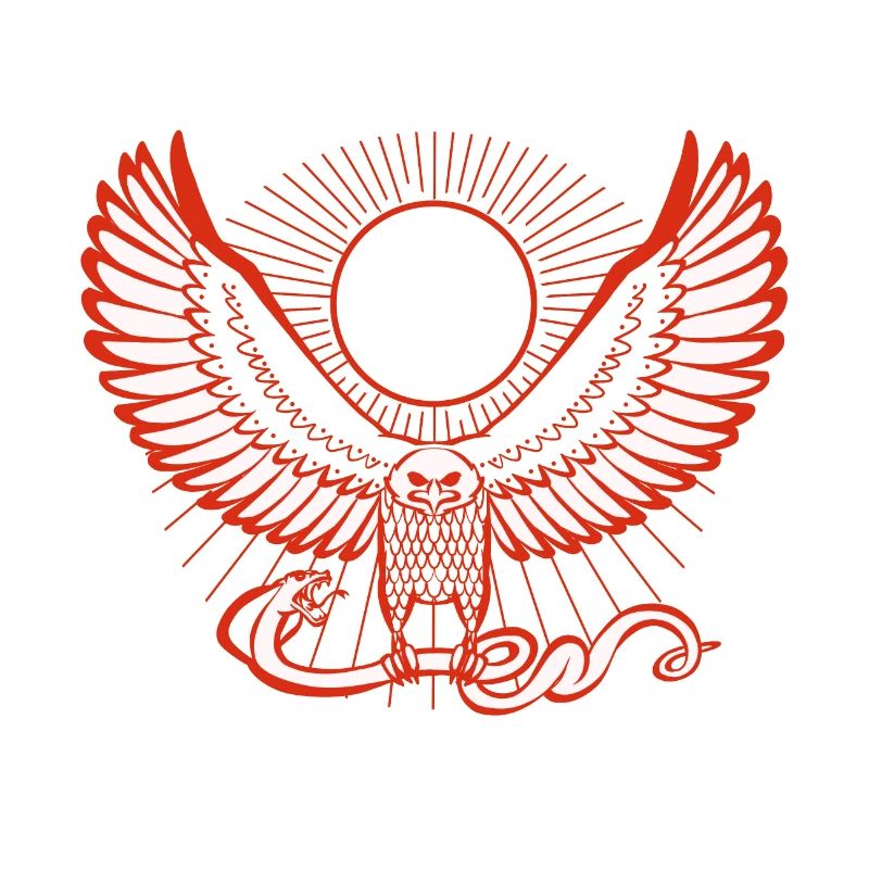 Adler und Schlange (V3)