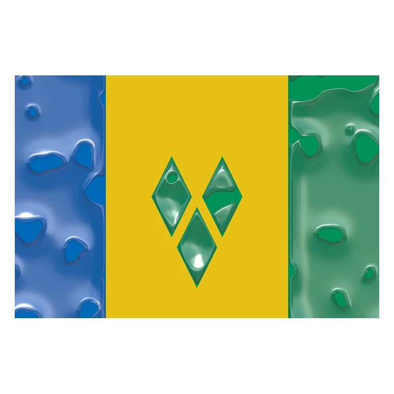 Drapeau Pays Saint-Vincent-et-les-Grenadines