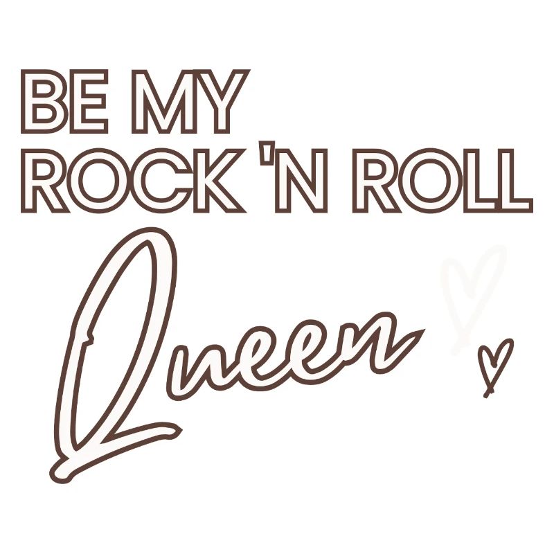 Rock n Roll Queen - cooler Spruch Valentinstag