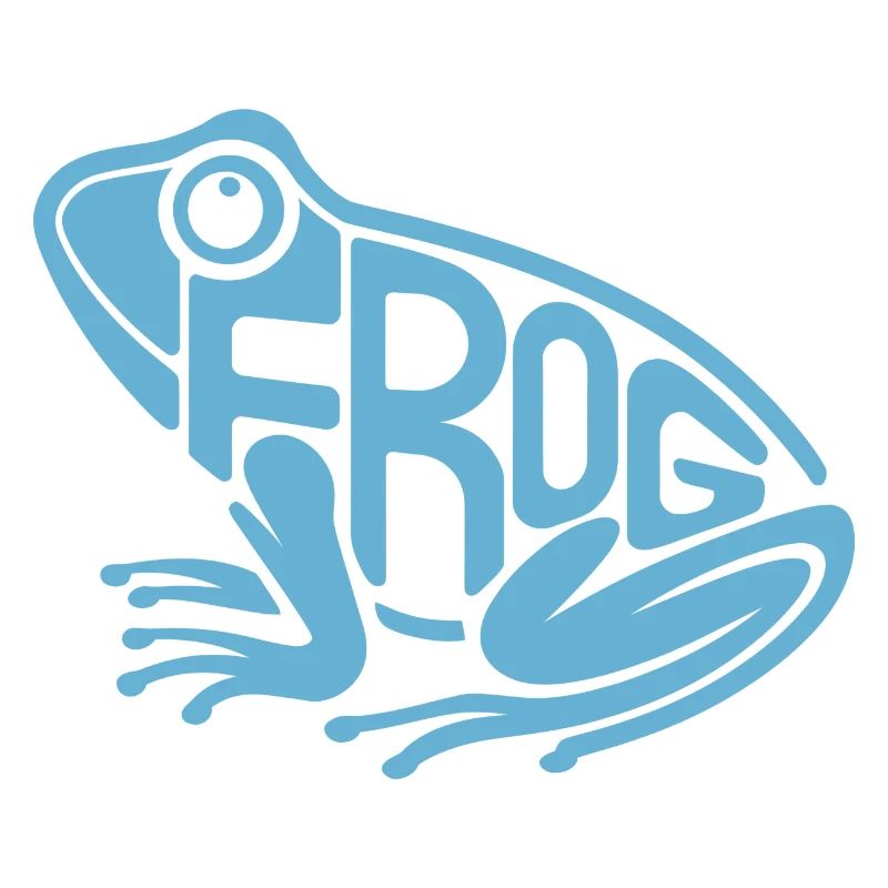 Playful Frog Typography