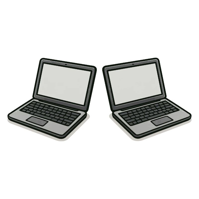 Ordinateur portable double