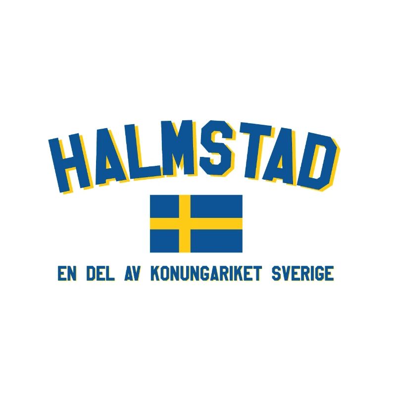 Thème du drapeau suédois Halmstad