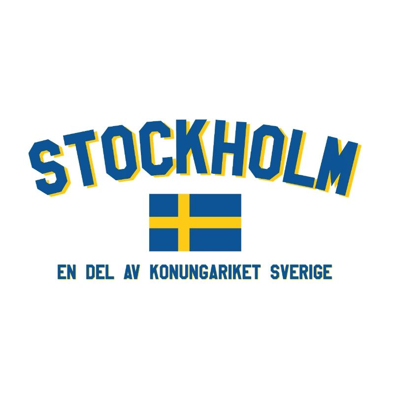 Drapeau rétro de Stockholm